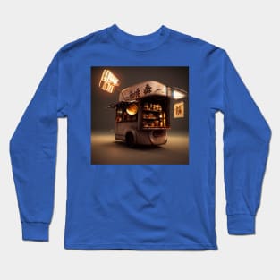 Steampunk Tokyo Ramen Cart Long Sleeve T-Shirt
